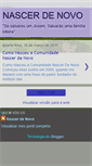 Mobile Screenshot of comunidadenascerdenovo.blogspot.com