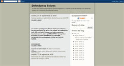 Desktop Screenshot of defendamos-solares.blogspot.com