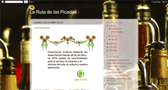 Desktop Screenshot of larutadelaspicadas.blogspot.com