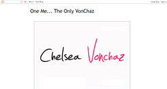 Desktop Screenshot of chelseavonchaz.blogspot.com