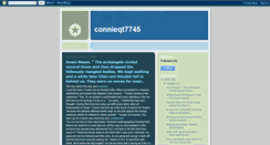 Desktop Screenshot of connieqt7745.blogspot.com