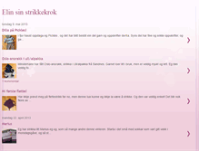 Tablet Screenshot of elinsinstrikkekrok.blogspot.com