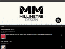 Tablet Screenshot of millimetredesign.blogspot.com
