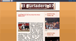 Desktop Screenshot of elburladero07.blogspot.com