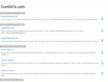 Tablet Screenshot of cumgirls.blogspot.com