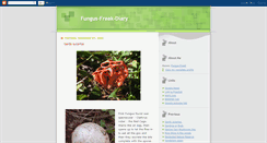 Desktop Screenshot of fungus-freak.blogspot.com