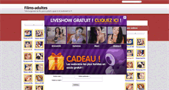 Desktop Screenshot of filmsadultes.blogspot.com