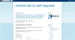 Desktop Screenshot of medics-fail-to-self-regulate.blogspot.com