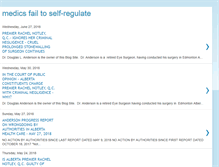 Tablet Screenshot of medics-fail-to-self-regulate.blogspot.com