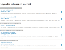 Tablet Screenshot of leyendasurbanaseninternet.blogspot.com