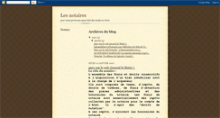 Desktop Screenshot of lesnotaires.blogspot.com