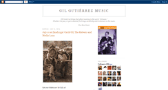 Desktop Screenshot of gilgutierrezmusic.blogspot.com
