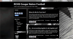 Desktop Screenshot of cougarnationfootball.blogspot.com