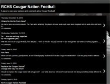 Tablet Screenshot of cougarnationfootball.blogspot.com