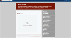 Desktop Screenshot of live-radio-online.blogspot.com