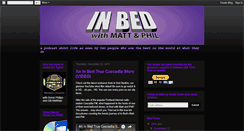 Desktop Screenshot of inbedpodcast.blogspot.com