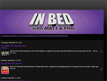 Tablet Screenshot of inbedpodcast.blogspot.com