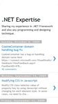 Mobile Screenshot of dot-net-expertise.blogspot.com