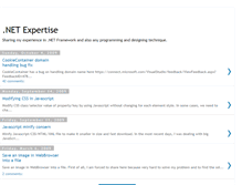 Tablet Screenshot of dot-net-expertise.blogspot.com