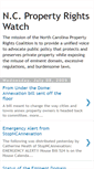 Mobile Screenshot of ncpropertyrights.blogspot.com