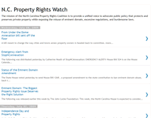 Tablet Screenshot of ncpropertyrights.blogspot.com