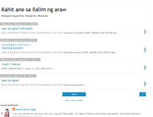 Tablet Screenshot of kahitanosailalimngaraw.blogspot.com