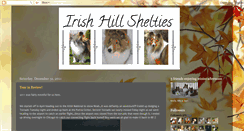 Desktop Screenshot of irishhillshelties.blogspot.com