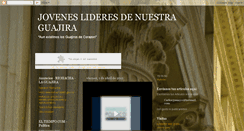 Desktop Screenshot of joveneslideresdenuestraguajira.blogspot.com