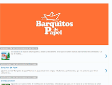 Tablet Screenshot of grupobarquitosdepapel.blogspot.com