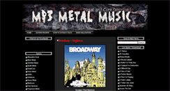 Desktop Screenshot of mp3metalmusic.blogspot.com