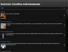 Tablet Screenshot of nutricientifica.blogspot.com