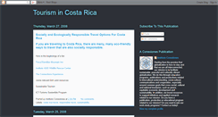 Desktop Screenshot of costarica-tourism.blogspot.com