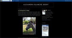 Desktop Screenshot of alexandradeery.blogspot.com