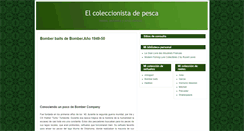 Desktop Screenshot of elcoleccionistadepesca.blogspot.com