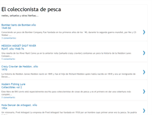Tablet Screenshot of elcoleccionistadepesca.blogspot.com