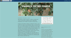 Desktop Screenshot of producetothepeople.blogspot.com
