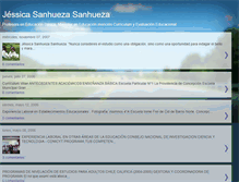 Tablet Screenshot of jessicasanhueza.blogspot.com