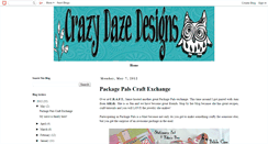 Desktop Screenshot of crazydazedesigns.blogspot.com