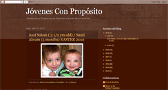 Desktop Screenshot of jovenesconproposito.blogspot.com