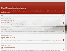 Tablet Screenshot of dimestretchermom.blogspot.com