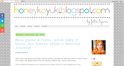 Desktop Screenshot of honeykoyuki.blogspot.com