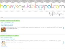 Tablet Screenshot of honeykoyuki.blogspot.com