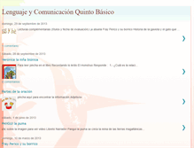 Tablet Screenshot of lenguajequintobasico.blogspot.com