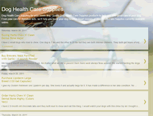 Tablet Screenshot of doghealthcaresupplies.blogspot.com