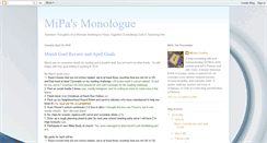 Desktop Screenshot of mipasmonologue.blogspot.com
