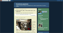 Desktop Screenshot of inventorespopulares.blogspot.com