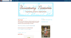 Desktop Screenshot of amber-unnecessarynecessities.blogspot.com