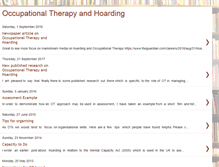 Tablet Screenshot of occupationaltherapyandhoarding.blogspot.com