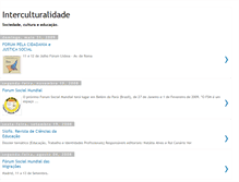 Tablet Screenshot of interculturalidade.blogspot.com