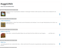 Tablet Screenshot of muggelswelt.blogspot.com